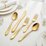 gold wedding flatware set wholesale