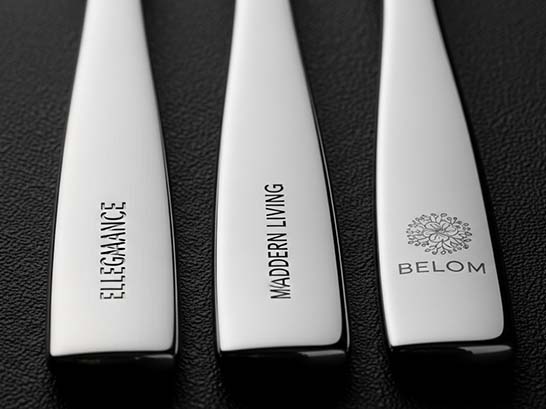 Laser Engraving vs. Etching vs. Stamping: Which is best for your cutlery logo?