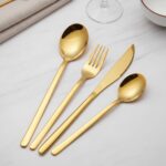 Korean Golden Flatware Set