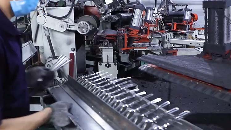 Hybrid production combining automated machines and skilled manual finishing