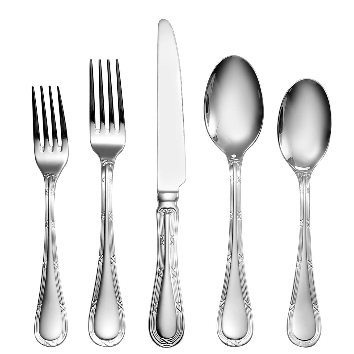 18/8 Stainless Steel Luxury Retro Cutlery Set