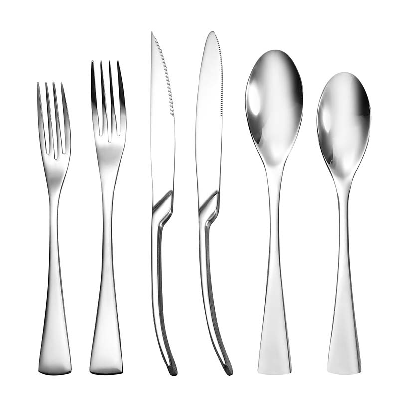 International flatware and hotel flatware set for hospitality use