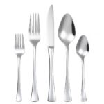 Mirror finish stainless steel flatware set for bulk B2B supply