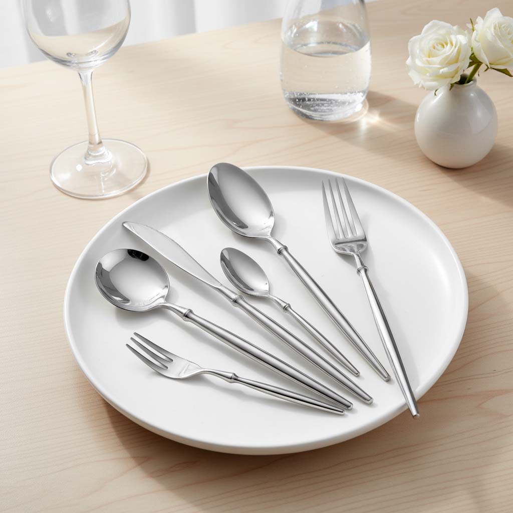 Premium 18/10 stainless steel flatware sets