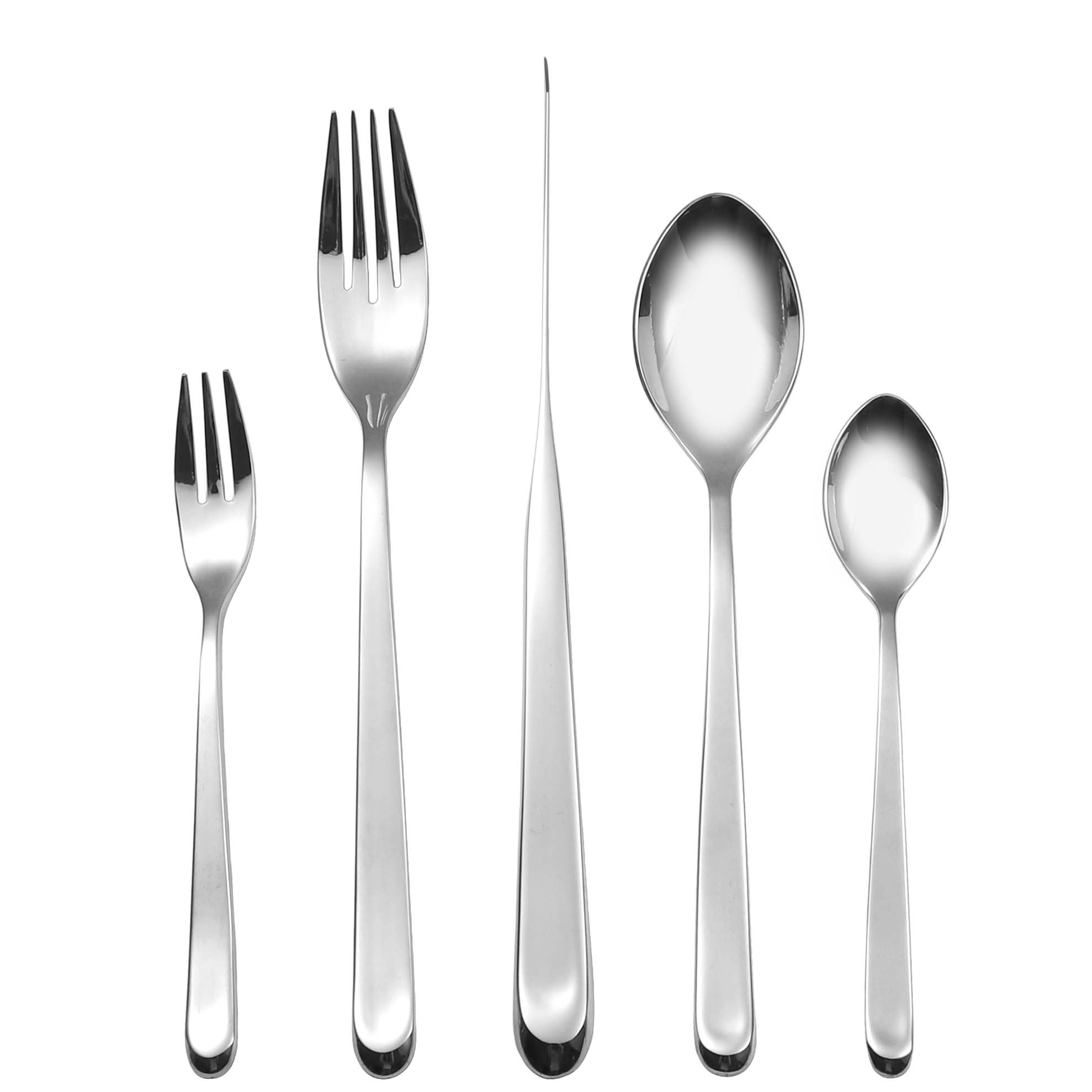 Luxury stainless steel flatware set for wholesale bulk supply