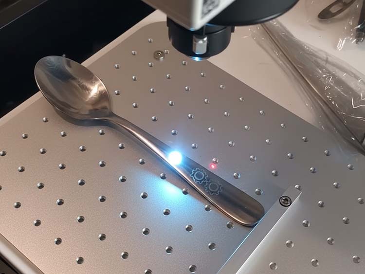 What Is the Process of Laser Engraving Logos on Cutlery?