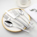 Stainless steel silver spoon and fork set for large volume procurement