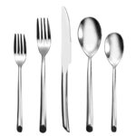 Cylinder handle stainless steel silverware set for bulk supply