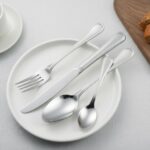 Timeless design spoon fork knife cutlery set stainless steel
