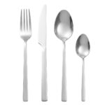 Personalized fork knife spoon silverware set with custom logo for bulk supply