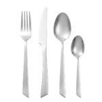 Classic stainless steel spoon fork knife set from flatware supplier