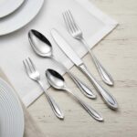 OEM beaded edge silverware set for wholesale and private label programs