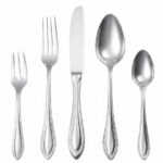 China luxury beaded silverware manufacturer stainless steel flatware