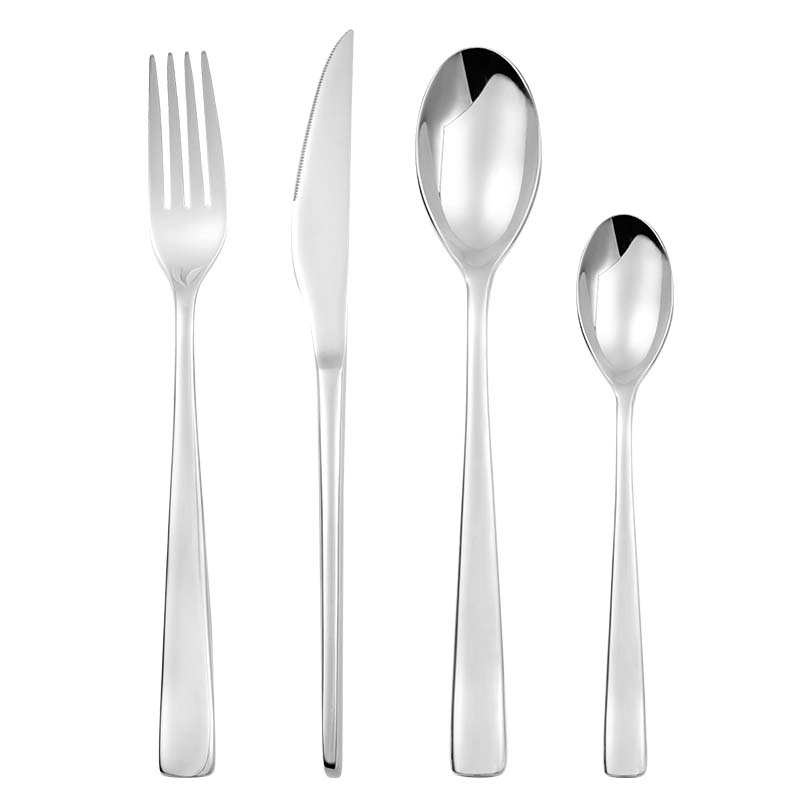 Luxury 4 piece stainless steel flatware set from China bulk supplier