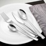 Elegant spoon fork knife flatware collection for OEM and wholesale programs