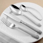 Flatware factory sale thick handle heavyweight fork knife spoon set