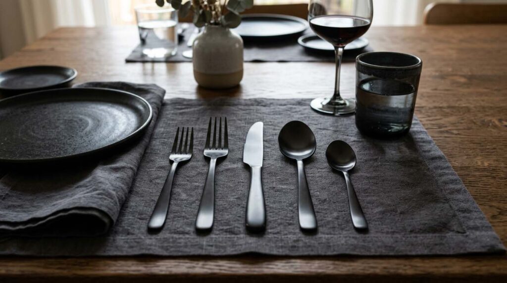 Cons of Matte Flatware Finish An example of an poorly-made matte spoon with inconsistent texture