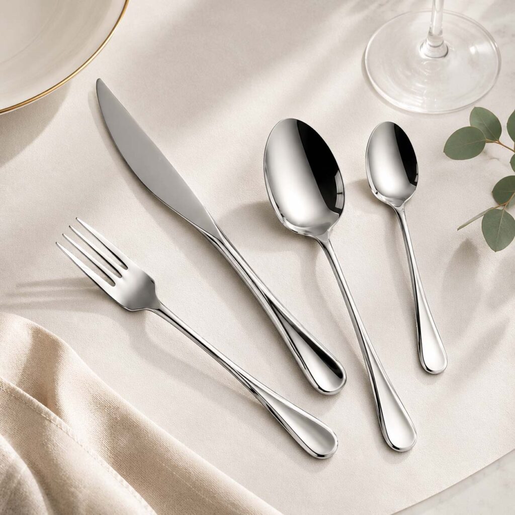 OEM heavyweight spoon fork knife set for wholesale buyers