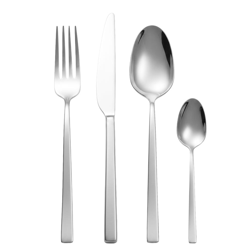 Trendy stainless steel flatware set from wholesale manufacturer