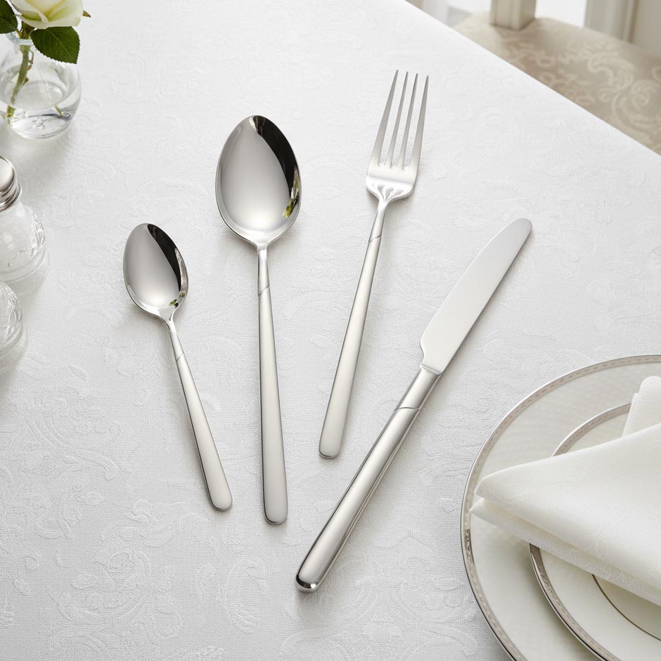Stainless steel spoon fork knife set in 304 material