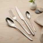 Customized hotel spoon fork knife set produced by professional flatware factory