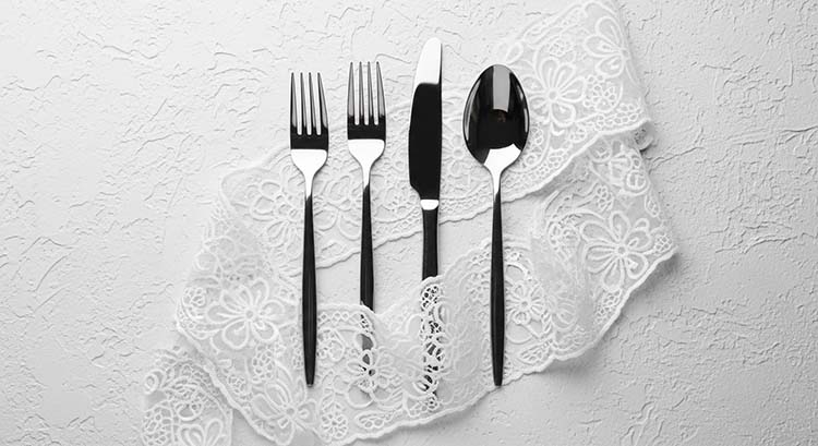 A collection of stainless steel flatware from a leading China flatware manufacturer, XR Cutlery.