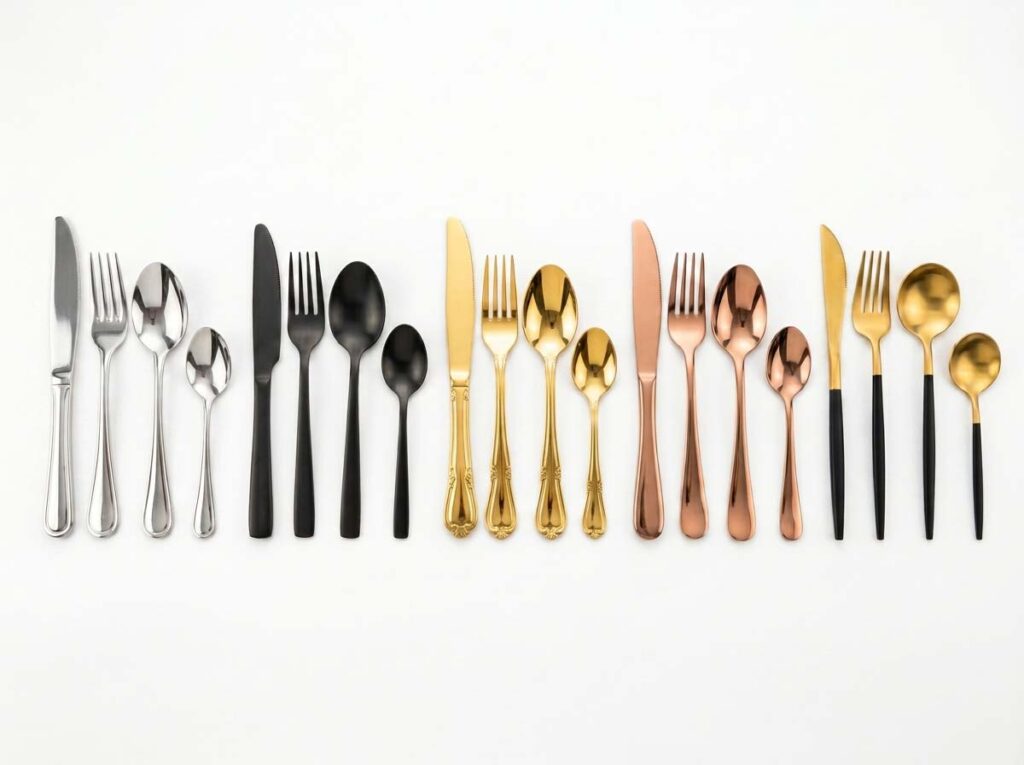 Custom Color Flatware Guide: How to Choose the Right Finish?