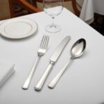 Modern restaurant spoon fork knife set with 18/10 stainless steel