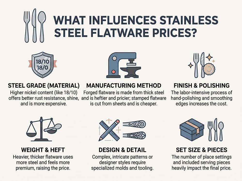 Why Do Stainless Steel Flatware Prices Vary So Much Between Suppliers?