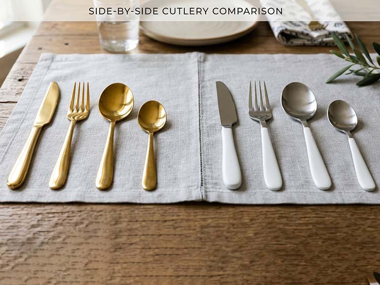 PVD vs Spray Coating for Cutlery: Which Finish Is Right for Your Brand?